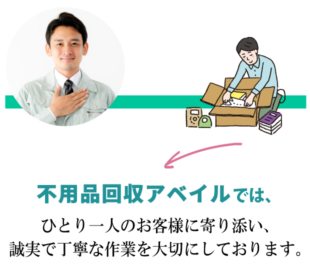お客様ひとり一人に向き合い、誠実で丁寧な作業を行っております。