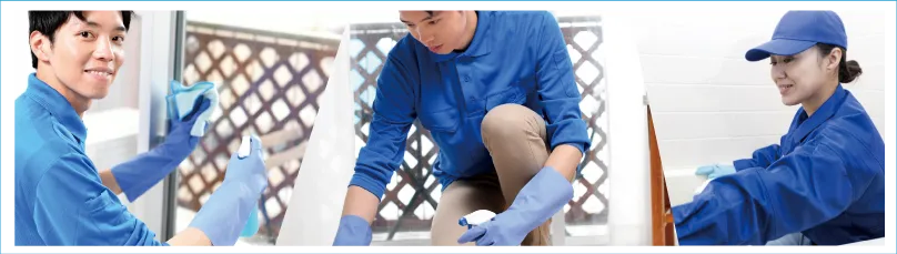 丁寧な作業風景